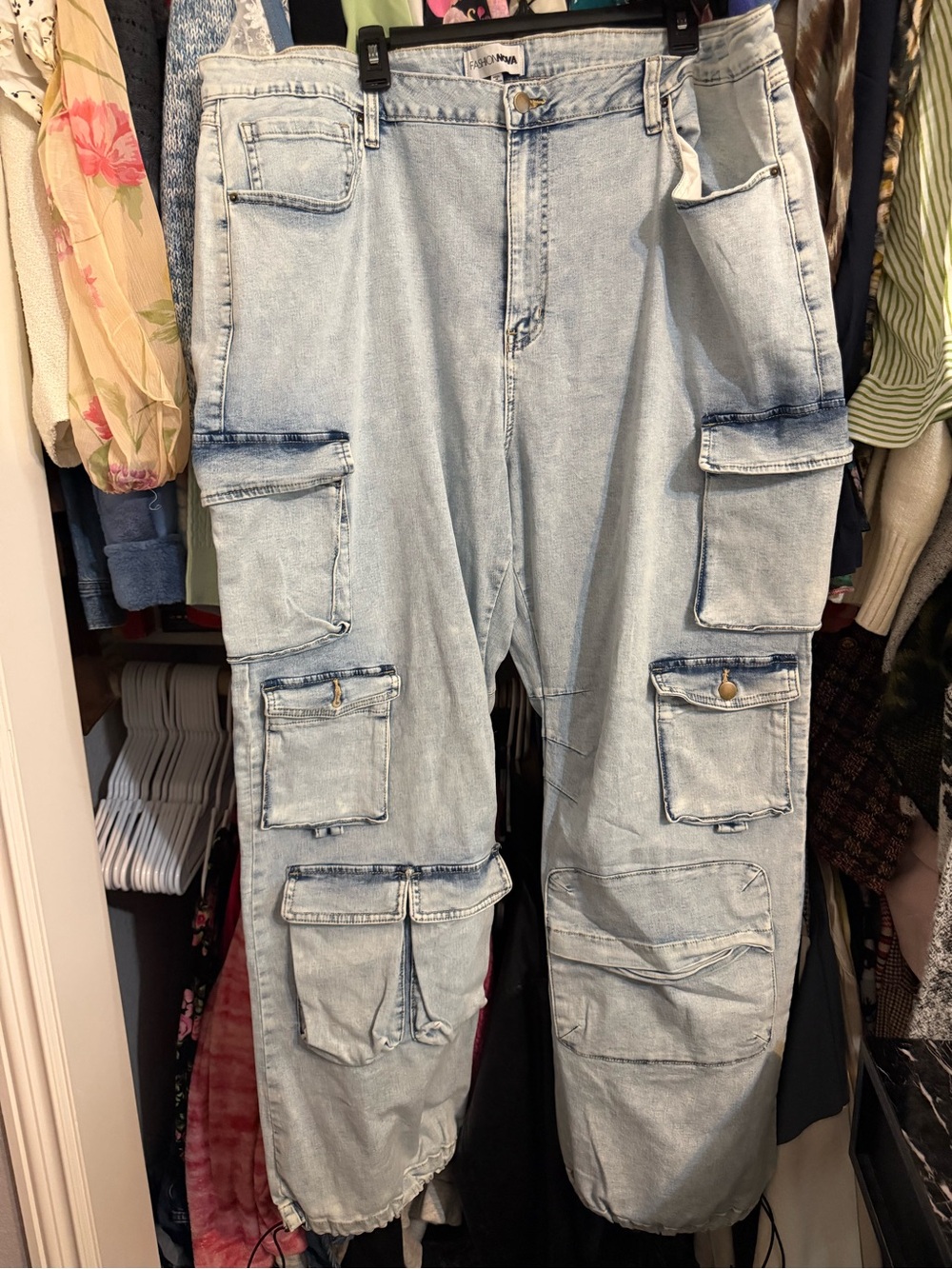 Fashion nova Cargo Jeans 22 plus